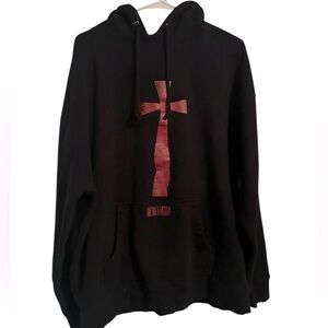 Demi Lovato Black‎ Pullover Tour Sweatshirt Hoodie Size XL Music Concert